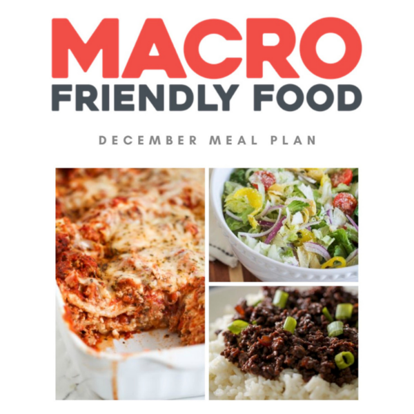 December 2020 Meal Plan