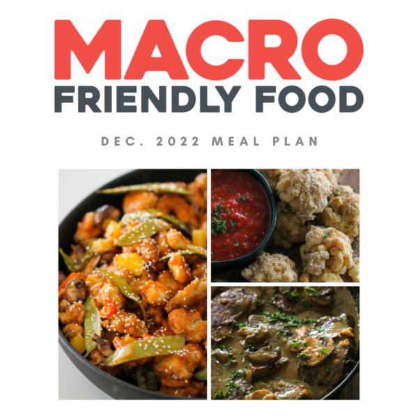 December 2022 Meal Plan